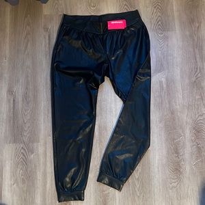 NWT Commando Faux Leather Jogger XL